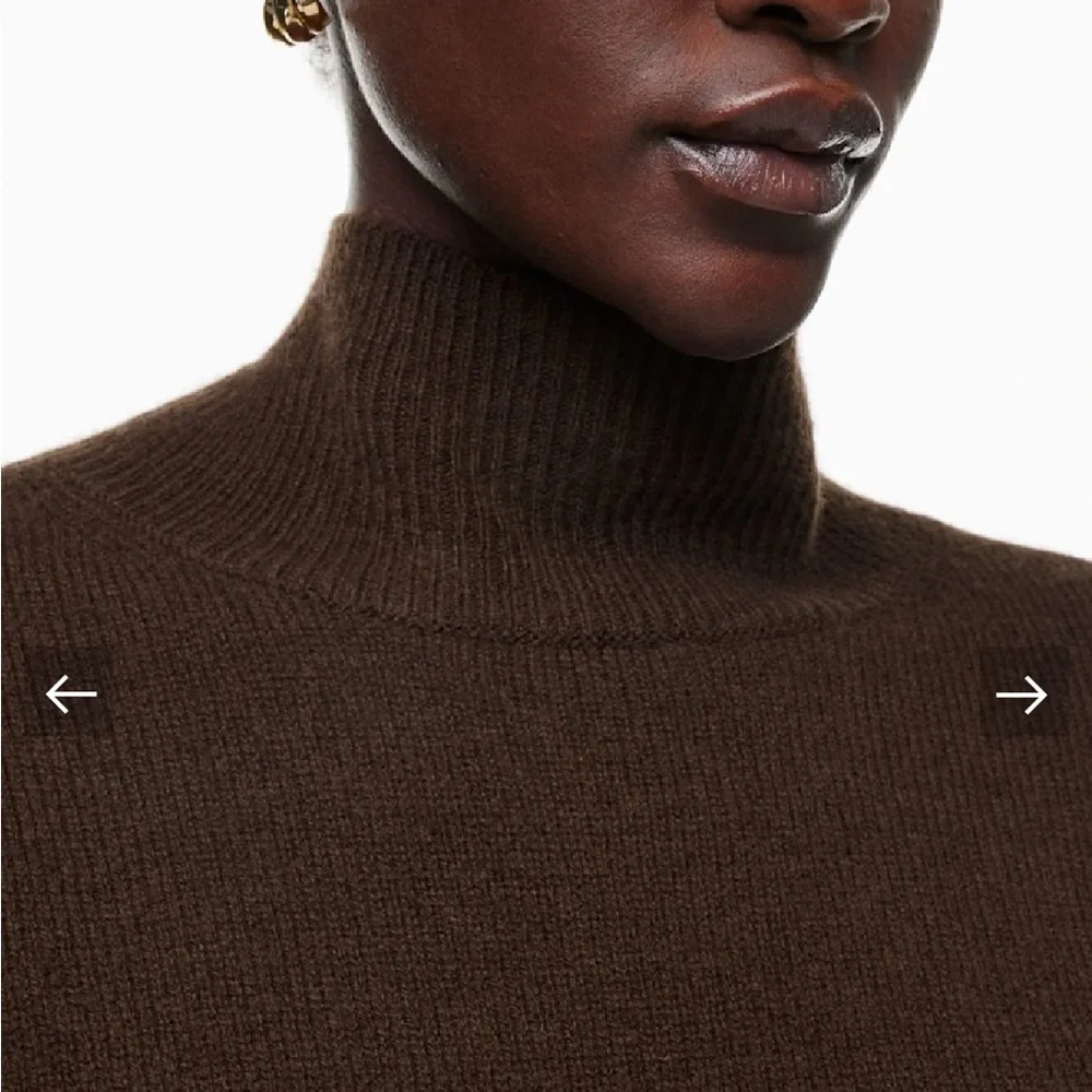 NWT Aritzia Babaton Cashmere Set - Turtleneck and Pants - Picture 3 of 7